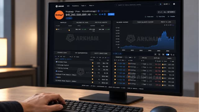 Arkham-News-Arkham Says It Tracks 78% of Strategy's 847,666 Bitcoin Holdings