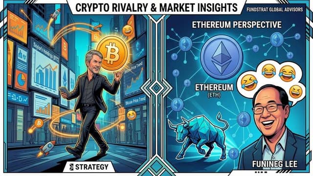 Usual-News-Michael Saylor Trolls Ethereum Bull Tom Lee With Viral AI Video